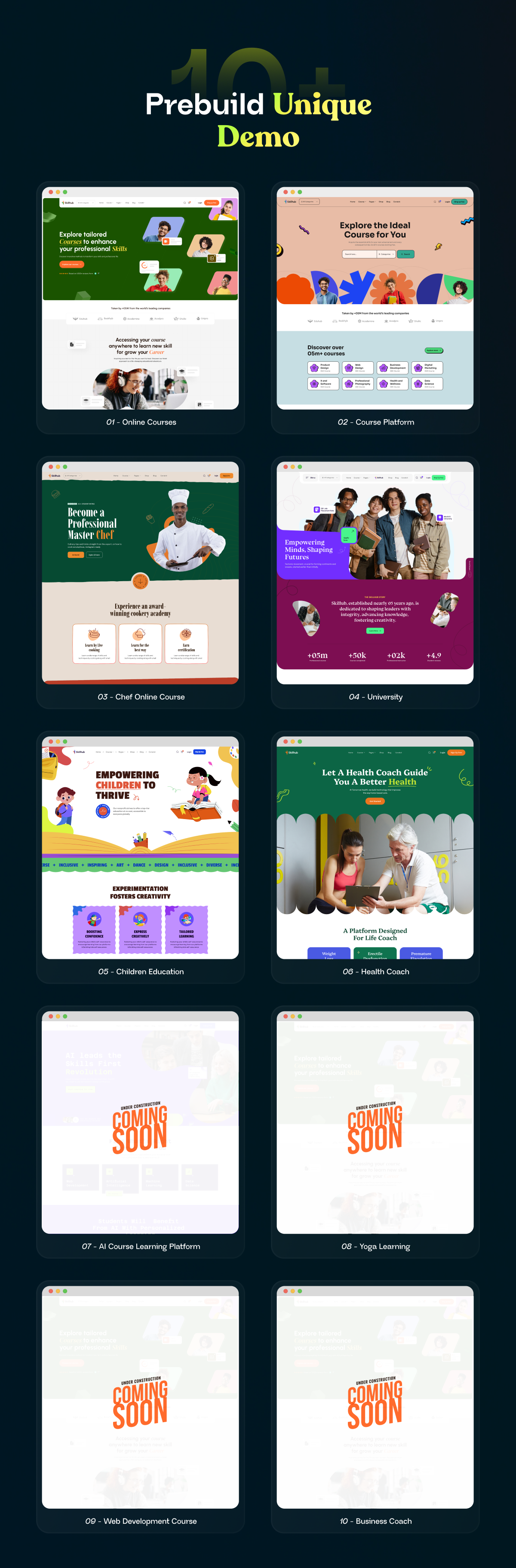 Skill Hub - React Education LMS & Online Courses Template - 4